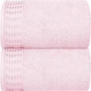 글램버그 100 코튼 2팩 오버사이즈 목욕 타월 세트 28x55인치 울트라 소프트 고흡수 컴팩트 퀵드라이 및