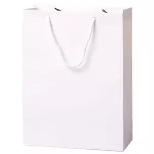 포장용 특대형 손잡이끈 세로형 종이 쇼핑백 화이트 선물용 대량용 답례품 단체용