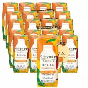 상하목장 유기농주스 사과오렌지케일 125ml (20팩)
