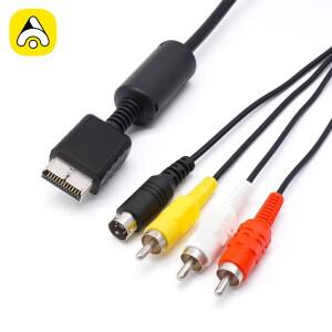 1.8m 2in1 오디오 비디오 케이블  플스호환용 S-비디오 AV 케이블  플스호환 3용 S-비디오 케이블  플스호