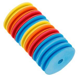 Anneome 10개 대용량 장치 감기 스풀 낚싯줄 정리용 컬러풀 보빈 사용하기 쉬운 대경 홀더 초보자 프로 대응 フィ