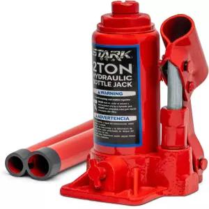 익스트림파워 미국 2톤 휴대용 유압 보틀 잭 스탠드 트 팜 RV 트럭 팅 장비 상점 핸드 펌프(5 000파운드)