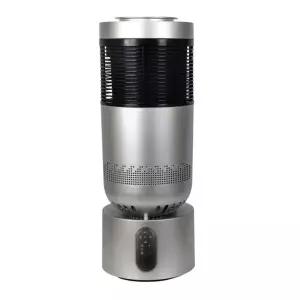 PTC 온풍기 그래핀 360도 실버 리모컨 침실 쾌속 입체 난방 무드등 고효율