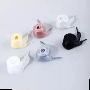 운동화끈 쉬폰 레이스 130cm 꾸미기 신꾸 신발끈 꾸미기 운동화 슈 레이스 쉬폰 골프화 신발끈 리본