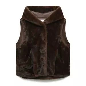 나이스클랍 NICE CLAUP 후드 FAUX FUR 베스트 N254PWFB51 484010