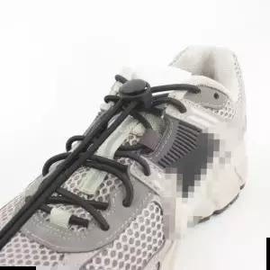 길이조절 등산화 운동화 블랙 신발끈 탄성운동화끈 노타이신발끈 운동화로프끈 원터치신발끈