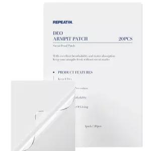 [리피트인] 겨땀패드 겨드랑이 초박형 겨땀패치 땀패드 통기성 20매