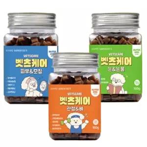 [버러독] 벳츠케어 반려동물 관절 눈물 피부 가수분해 영양제 (160g)