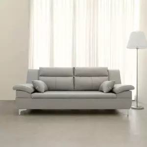 동서가구 테라 천연 면피가죽 온열 황토볼 3인용 흙소파 DF925867