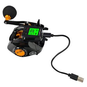 베이트 릴 수심측정 블랙 디지털 전동릴 길이 수심측정릴 낚시