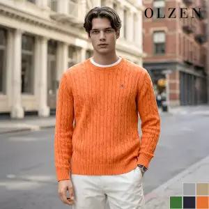 [올젠] 시그니처 케이블 니트 (ZOE1ER1302)