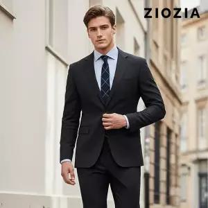 [지오지아] 울혼방 블랙 정장자켓 (ABE1SB1202_BK)