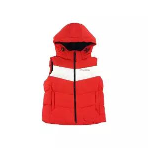 [하프클럽/디스커버리]디스커버리 키즈 후드 다운 베스트 DKDV53861-RD