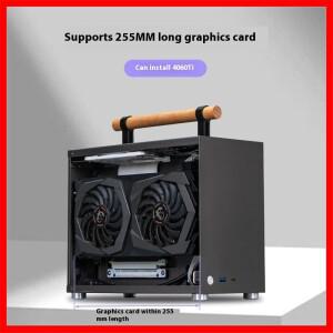 ALBOX 알루미늄 샤오바오 P16 올 A4 휴대용 미니 데스크탑 컴퓨터 1U 전원 공급 장치 ITX 소형 케이스