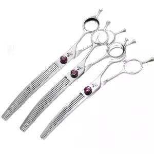 투엣지커브가위 미용마무리 가위 애견미용 커브가위 애견