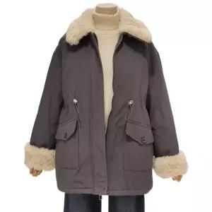 [롯데백화점]에이지도르 퍼 카라 야상 자켓 (ALFIWIJ234)