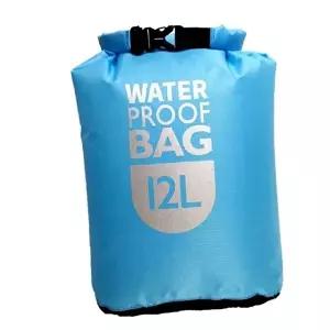 스카이블루 방수 드라이백 12L 방수힙색 파우치 가방 수영 방수팩 물놀이-WFIR521