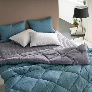 [URBANBAG]모던 밍크 극세사 겨울침구 차렵이불 베개세트 SS이불1+베개커버1