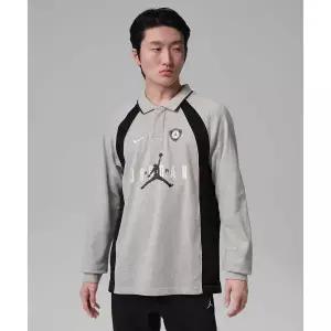 [나이키]조던 플라이트 긴소매 폴로 저지 M - 그레이 헤더블랙 IF1915-050 311501