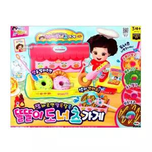 똘똘이 도너츠가게 잼바르면 알록달록 계산놀이 보드게임 캐릭터 역할놀이 선물