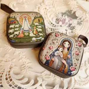 보관함 틴케이스 성모마리아 다용도 휴대용 묵주