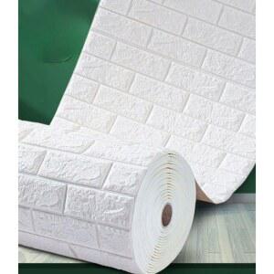 폼블럭 3D 필름 벽돌 기간 타일 70X30M 화이트 50M 벽지 시트지 블럭