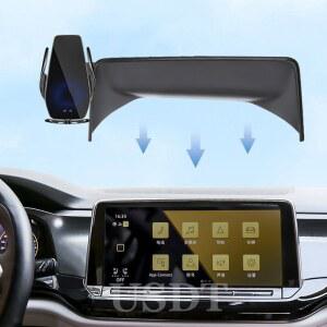 폭스바겐 아틀라스 2024 2025 액세서리, 자동차 휴대폰 거치대, GPS 내비게이션 브래킷, 무선 충전기