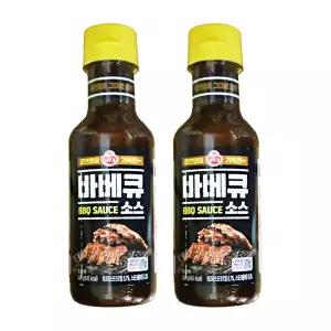 오뚜기 바베큐 소스 340g 2개 캠핑 고기 숯불