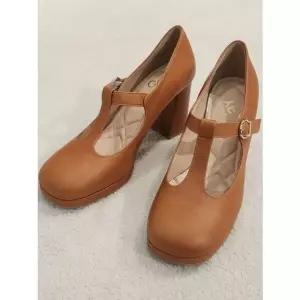 [갤러리아] [센터시티] 고세 T스트랩 메리제인 가보시 스퀘어토 펌프스 GDP6S015 카멜