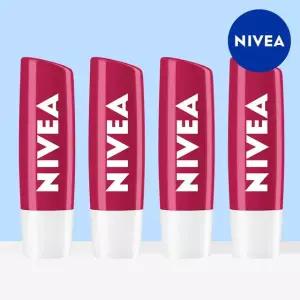 (eTV)니베아 립케어 체리 샤인 4.8g 4개