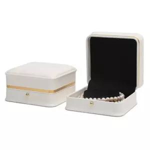 골드라인 주얼리 하드케이스 화이트 정팔찌