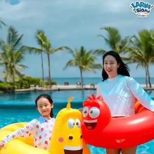 라바아일랜드 물놀이 계곡 수영장 원형 캐릭터 튜브