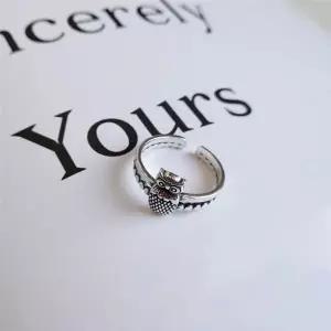 복과 돈을주는 부엉이 반지 커플 예쁜 가족 학생 s925