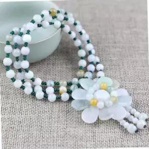태양 꽃 목걸이 펜던트 염주팔찌