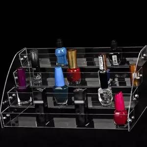 계단식 아크릴 진열대 계단식진열대 네일아크릴진열대 화장품진열대 매니큐어진열대