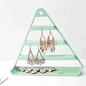 민트 귀걸이 진열대 트라이앵글악세사리진열대 귀걸이거치대 3단진열대 목걸이진열대
