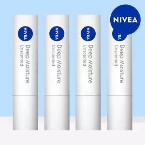 [니베아](eTV)니베아 립케어 딥 모이스처 언센티드 2.2g 4개[35700828]