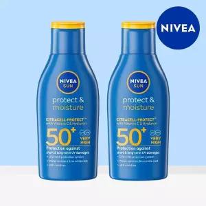 [니베아](eTV)니베아 선 프로텍트 앤 모이스춰 선 로션 100ml 2개[35700859]