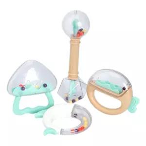 영유아 흔들흔들 부드러운 쉐이커소리 리듬악기 4종 영아장난감 아기교구 율동 돌선물