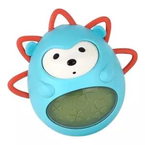 백일선물 호기심 발달놀이용 딸랑 치발기오뚝이 집중력 아기완구 움직이는장난감