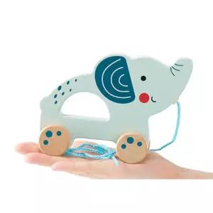 유아기관 걸음마친구 풀어롱 원목 코끼리 장난감 발달완구 이모선물 오감자극 8개월