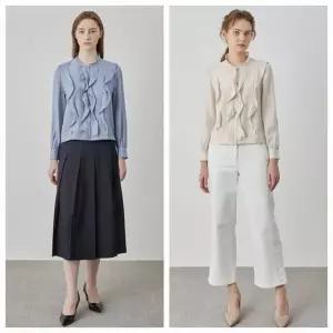 [올리비아로렌]훌포인트 블루종 블라우스 VOCNL5S2136[35691416]