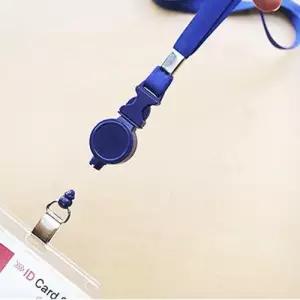 사원증 교통카드 릴홀더 명찰 네임택 고리 홀더 파랑 WD76525
