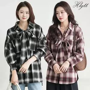 [헬리꽁땡][헬리꽁땡]로우톤체크타이셔츠2종