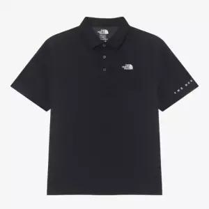 노스페이스 thenorthface NT7PR02J 화이트라벨 스틴슨 반팔 폴로BLACK