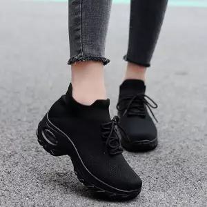 여성 106QKI13 에어굽 슬립온 캐주얼 스니커즈 워킹화 운동화