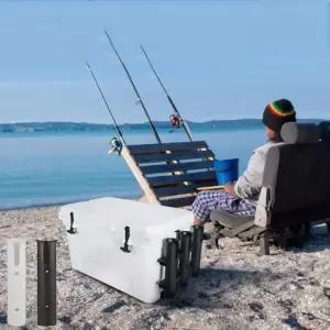 로드 홀더 낚시대 꽂이 받침 걸이 플라스틱 대걸이 1구 거치대 낚싯대꽂 소품 보호