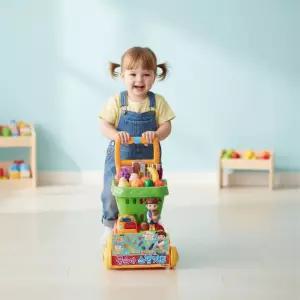 영실업 콩순이 쇼핑카트 마트놀이 장난감 가게 장보기 음식모형 시장바구니 역할놀이 시장 마켓