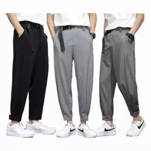 슬랙스 정장 남자 허리밴딩 바지 조거핏 여름 캐주얼
