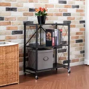 3단 진열대 선반 접이식 원터치 책장 폴딩 선반 수납